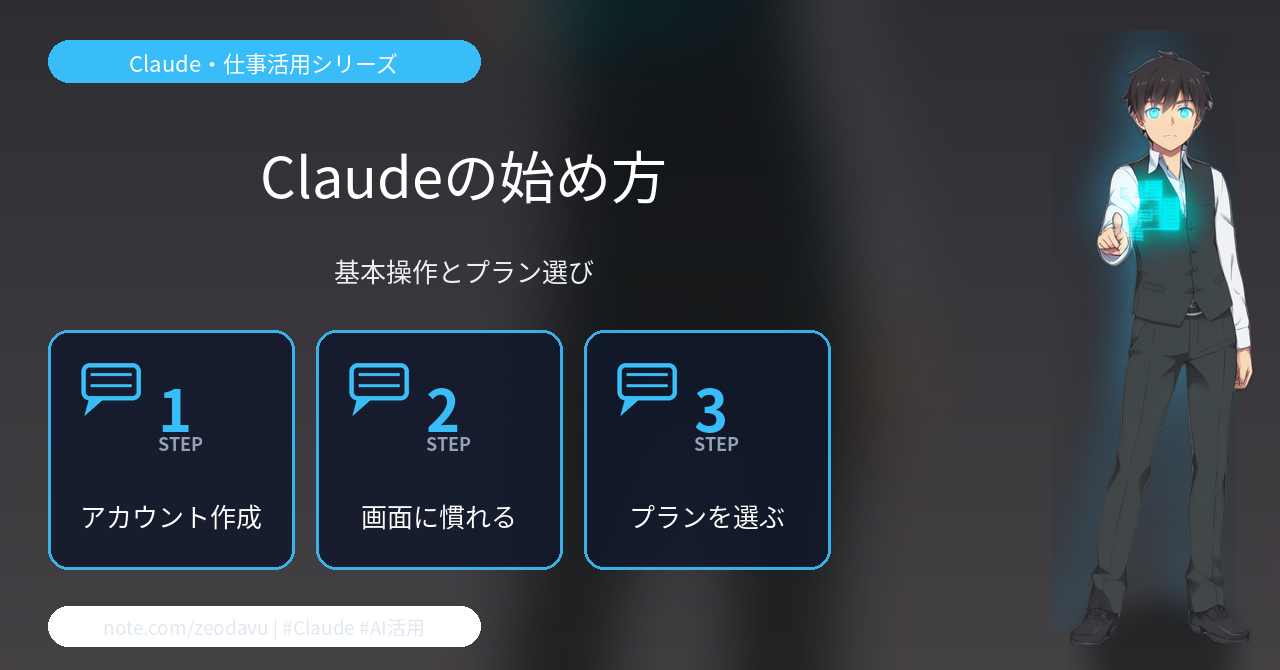 Claude入門：最初に知っておきたい基本の使い方とプラン選び